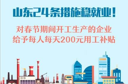 山东省人民政府印发关于积极应对新冠肺炎疫情做好稳就业工作的若干措施的通知（全文）